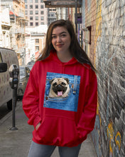 Load image into Gallery viewer, baby Pug In Denim Pocket Gift For Dog Lovers Hoodie