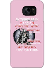 Load image into Gallery viewer, October Man Son Of God Birthday Meaningful Gift For Men Phone case