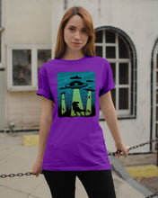 Load image into Gallery viewer, UFA Dinosaur T Rex Sky Full Of Stars Guys Tee