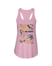 Load image into Gallery viewer, My Only Sunshine Make Me Happy Special Custom Design Ladies Flowy Tank