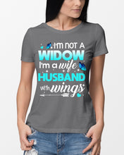 Load image into Gallery viewer, I'm A Wife Husband With Wings Trending Ladies Tee