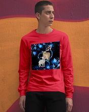 Load image into Gallery viewer, Lovely Phone Case Twinkling Blue Heart Gift For Goat Lovers Unisex Long Sleeve