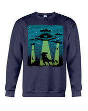 Load image into Gallery viewer, UFA Dinosaur T Rex Sky Full Of Stars Sweatshirt