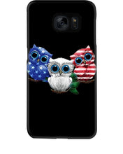Load image into Gallery viewer, Lovely Phone Case Three Owl With US Flag Gift For Owl Lovers Phone case