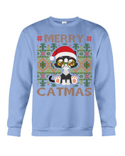 Load image into Gallery viewer, Merry Catmas Cute Funny Gifts Sweatshirt