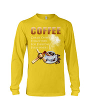 Load image into Gallery viewer, Coffee Christ Offers Forgiveness For Everyone Everywhere Unisex Long Sleeve