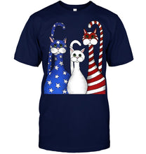 Load image into Gallery viewer, Cat Happy America Independence's Day Special Custom Design Guys Tee