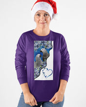 Load image into Gallery viewer, Magical Gray Couple African Parrot Gift For Bird Lovers Unisex Long Sleeve