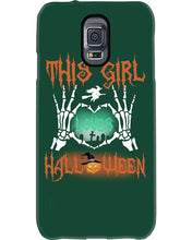Load image into Gallery viewer, This Girl Loves Halloween Gift For Girls Phone case