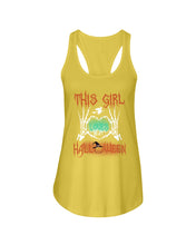 Load image into Gallery viewer, This Girl Loves Halloween Gift For Girls Ladies Flowy Tank