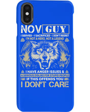 Load image into Gallery viewer, November Guy I Am Not A Hero Not A Legend I Have Anger Issues Birthday Gift Phone case