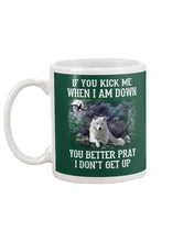Load image into Gallery viewer, If You Kick Me When I'm Down You Better pray I Don't Get Up Mug