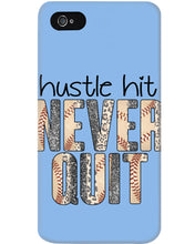 Load image into Gallery viewer, Baseball Hustle Hit Never Quit Gift For Lovers Phone case
