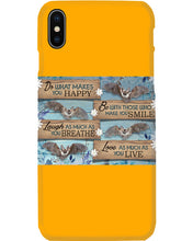Load image into Gallery viewer, Do What Makes You Happy With Bats Gift For Girls Phone case