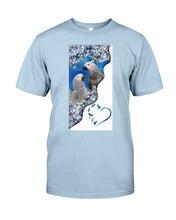Load image into Gallery viewer, Magical Gray Couple African Parrot Gift For Bird Lovers Guys Tee