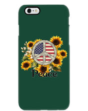 Load image into Gallery viewer, Peace Sign Sunflower Birthday Gift For Girls Phone case