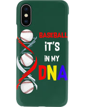 Load image into Gallery viewer, Baseball Be My DNA Gift For Sport Lovers Phone case