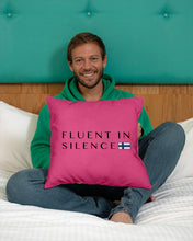 Load image into Gallery viewer, Fluent In Silence Custom Design For Personalized Nation Gift Pillow Cover