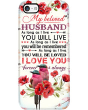 Load image into Gallery viewer, Birthday Gift For Husband Lovely Phone Case I Love You Always Phone case