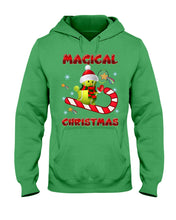 Load image into Gallery viewer, Tennis Players Magical Christmas Snowman Gift For Women Hoodie