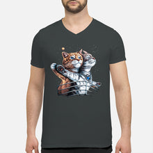 Load image into Gallery viewer, Vintage Funny Cat Love Trending Gift For Cat Lovers Guys V-Neck