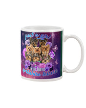 Load image into Gallery viewer, A Girl Loves Yorkshire Terrier Gift For Dog Lovers Mug