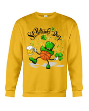 Load image into Gallery viewer, Basketball Saint Patrick's Day Gift For Basketball Lovers Sweatshirt