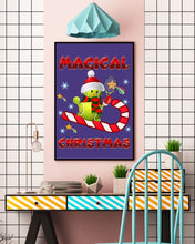 Load image into Gallery viewer, Tennis Players Magical Christmas Snowman Gift For Women Vertical Poster
