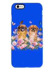Load image into Gallery viewer, Pekingese With Peonies Gift For Dog Lovers Phone case