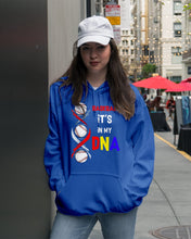 Load image into Gallery viewer, Baseball Be My DNA Gift For Sport Lovers Hoodie