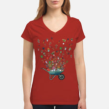 Load image into Gallery viewer, Garden Flying Unique Design Great Gift For Garden Lovers Ladies V-Neck