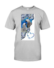 Load image into Gallery viewer, Magical Gray Couple African Parrot Gift For Bird Lovers Guys Tee