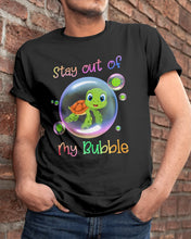 Load image into Gallery viewer, Vintage Funny Stay Out Of My Bubble Gift For Turtle Lovers Guys Tee
