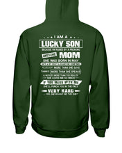 Load image into Gallery viewer, Gift For Lucky Son May Mom Loves Me So Much Hoodie
