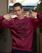 Load image into Gallery viewer, I'm A Spolied Husband But Not Yours - Awesome Wife Was Born In February Sweatshirt