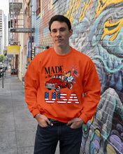 Load image into Gallery viewer, Horse Made In The America Red Car Gift For Horse Lovers Sweatshirt