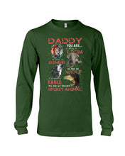 Load image into Gallery viewer, Daddy You Are As Strong As Lion Trending Gift For Animal Lovers Unisex Long Sleeve