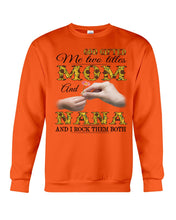 Load image into Gallery viewer, God Gifted Me Two Titles Mom And Nana And I Rock Them Both Sweatshirt