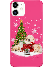 Load image into Gallery viewer, Funny Golden Retrievers Sleep In Red Boots Gift For Dog Lovers Phone case