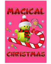 Load image into Gallery viewer, Tennis Players Magical Christmas Snowman Gift For Women Vertical Poster