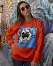 Load image into Gallery viewer, baby Pug In Denim Pocket Gift For Dog Lovers Sweatshirt