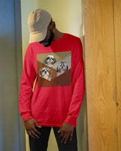 Load image into Gallery viewer, Three Cute Shih Tzu In Bag Gift For Dog Lovers Unisex Long Sleeve