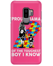 Load image into Gallery viewer, Proud Mama Of The Touchest Boy I Know Autism's Day Gift Phone case
