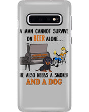 Load image into Gallery viewer, A Man Loves Beer And Dachshund Gift For Dog Lovers Phone case