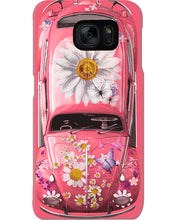 Load image into Gallery viewer, Pink Phone Case With Flowers And Butterfly Gift For Pink Lovers Phone case