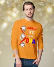 Load image into Gallery viewer, Baseball Be My DNA Gift For Sport Lovers Unisex Long Sleeve