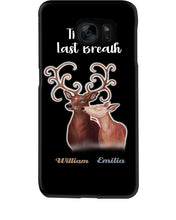 Load image into Gallery viewer, Custom Name Deers Gift For Boyfriend Till Our Last Breath Phone case