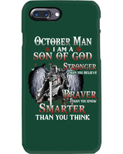 Load image into Gallery viewer, October Man Son Of God Birthday Meaningful Gift For Men Phone case