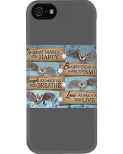 Load image into Gallery viewer, Do What Makes You Happy With Bats Gift For Girls Phone case