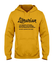 Load image into Gallery viewer, Librarian Keeper Of Books Guardian Of Knowledge Custom Gift For Librarian Hoodie